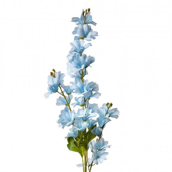 Dekorationsgren blå med blomster Dekorationsgren blå med blomster