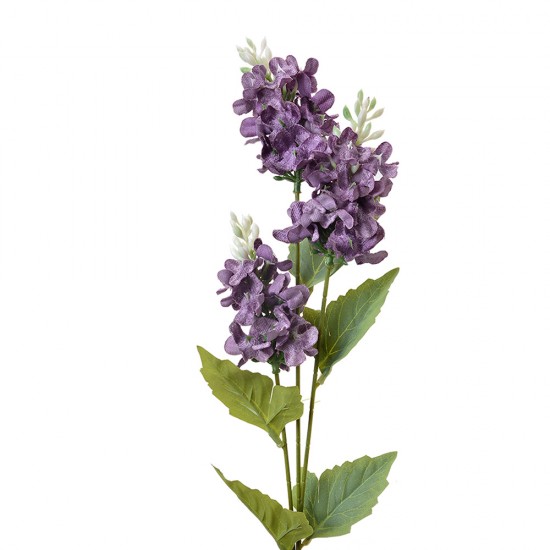 Dekorationsgren med blomster lilla H71cm Dekorationsgren med blomster lilla H71cm