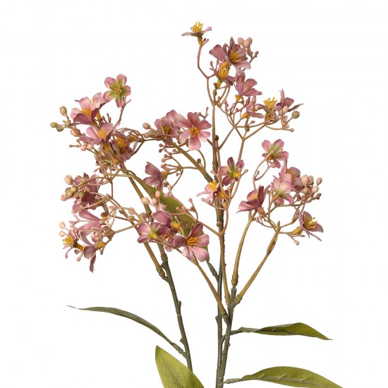 Dekorationsgren pink med blomster H70cm Dekorationsgren pink med blomster H70cm
