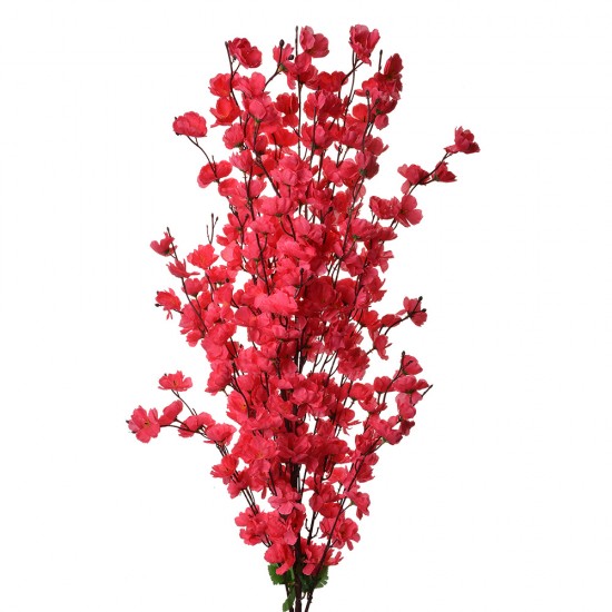 Dekorationsgren pink med blomster h100cm Dekorationsgren pink med blomster h100cm