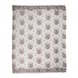 Plaid 130x180cm Krondyr - Juleplaid Plaid 130x180cm Krondyr - Juleplaid