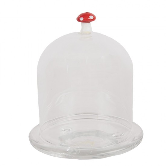 Glas klokke 10x12 cm Glas klokke 10x12 cm