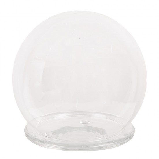 Glas klokke 12x12 cm Glas klokke 12x12 cm