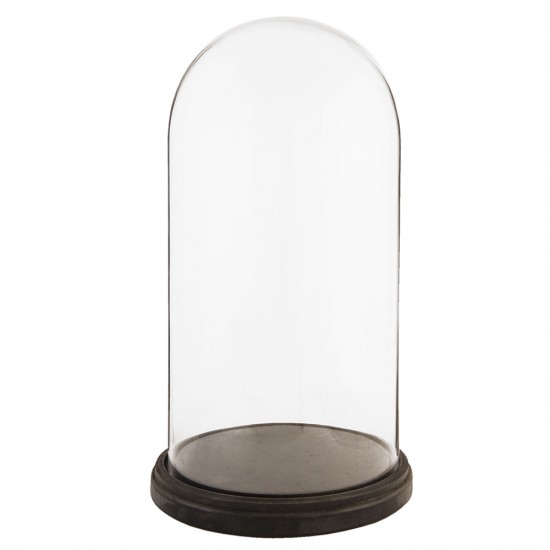 Glas kuppel 26xH47 cm