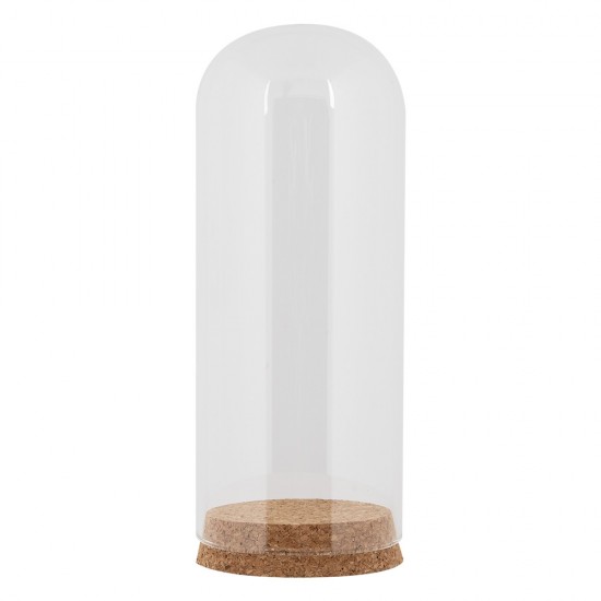 Glaskuppel Ø8xH20cm Glaskuppel Ø8xH20cm