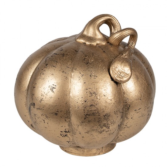 Græskar patineret guld 15x15 cm Græskar patineret guld 15x15 cm