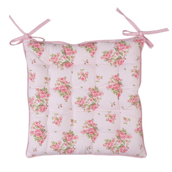 Hynde med bindebånd 40x40cm Sweet roses Hynde med bindebånd 40x40cm Sweet roses