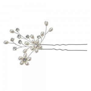 Hårnåle sølvfarvet 6x1x12 cm Hårnåle sølvfarvet 6x1x12 cm