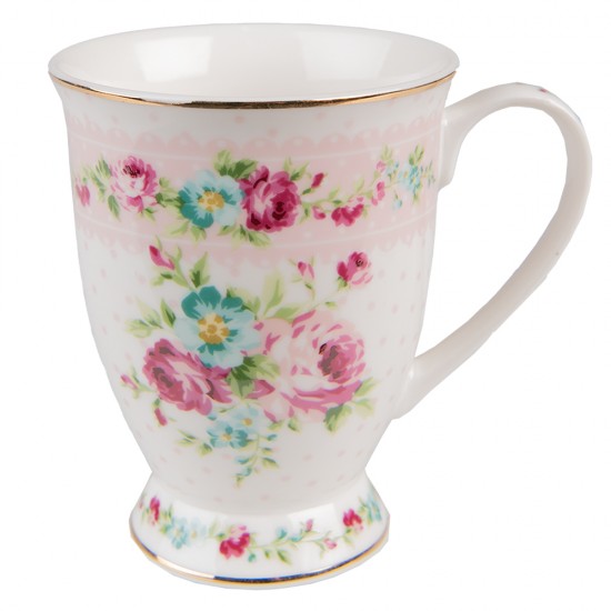 Krus Flowers 12x9x10 cm / 296 ml Krus Flowers 12x9x10 cm / 296 ml