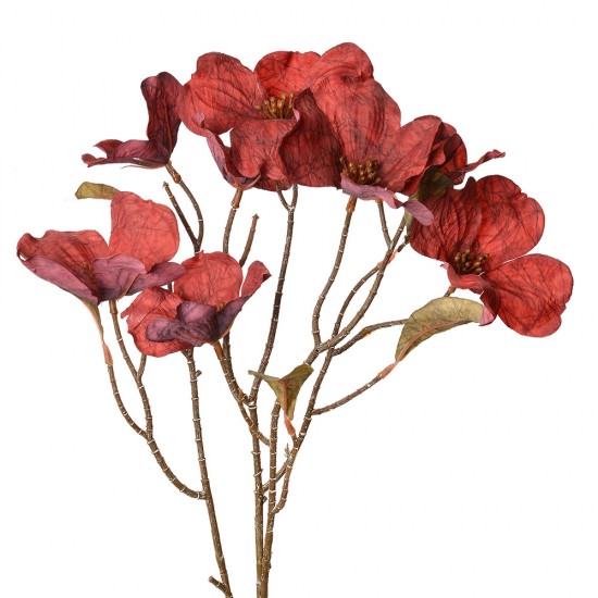 Kunstig blomst rød H72cm Kunstig blomst rød H72cm
