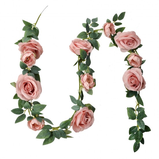 Kunstig rosenkrans Pink L150cm Kunstig rosenkrans Pink L150cm