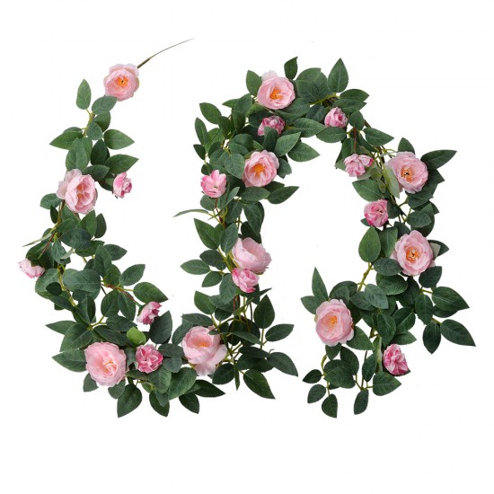 Kunstig rosenkrans pink L180cm Kunstig rosenkrans pink L180cm
