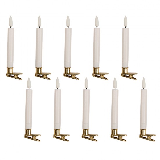 LED Lys med clips H14cm sæt med 10 stk. LED Lys med clips H14cm sæt med 10 stk.