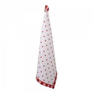 Håndklæde med hjerter 50x70cm Håndklæde med hjerter 50x70cm