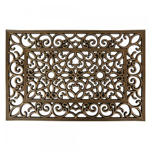 Dørmåtte Sort-Guld 40x60 Dørmåtte Sort-Guld 40x60