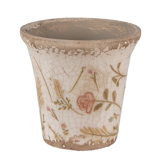 Mini potte med blomster 9x8 cm