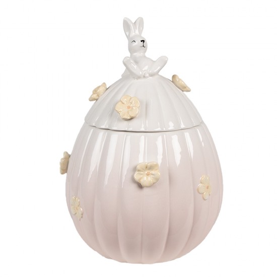 Opbevaringskrukke kanin 16x23 cm