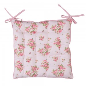 Hynde med bindebånd 40x40cm Sweet roses Hynde med bindebånd 40x40cm Sweet roses