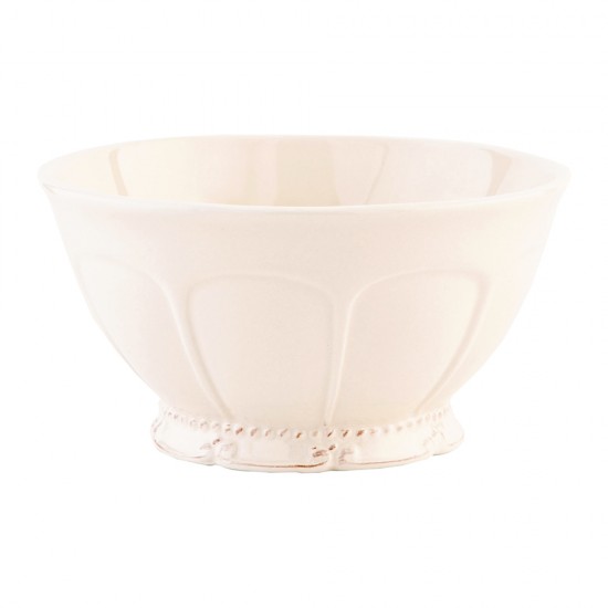 Skål creme - fleur 14x7 cm / 400 ml