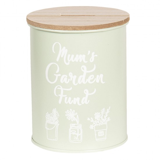 Sparebøsse "Mums Garden Fund" 10x14 cm Sparebøsse "Mums Garden Fund" 10x14 cm