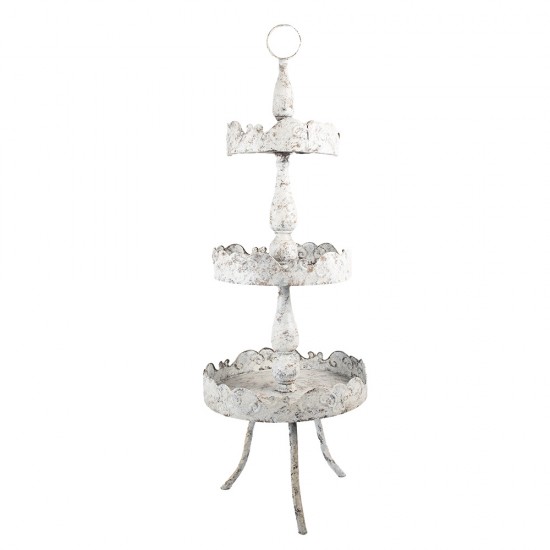 Stor etagere 3 lag Beige H104 cm