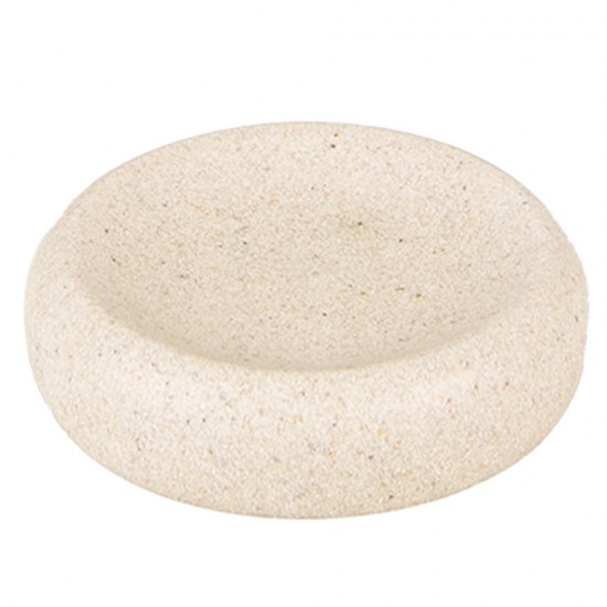 Sæbeskål Sand stone 11x3 cm