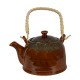 Tekande brun keramik 14x12 cm 750 ml