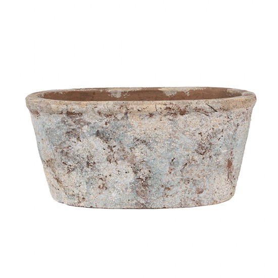 Urtepotte Antique blue H12cm Urtepotte Antique blue H12cm