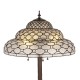 Tiffany gulvlampe H166cm 3 pærer