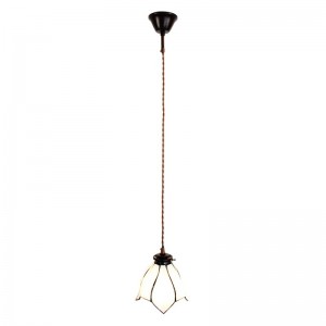 Tiffany loftslampe Hvid Ø18cm