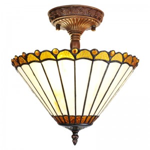 Tiffany loftslampe Ø29 H30 cm