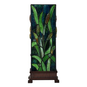 Bordlampe Tiffany Grøn 18x18x45 cm Bordlampe Tiffany Grøn 18x18x45 cm