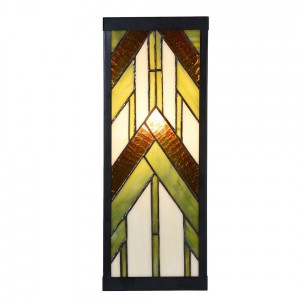 Tiffany Bordlampe flerfarvet H40cm