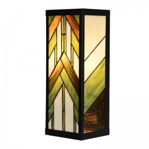 Tiffany Bordlampe flerfarvet H40cm