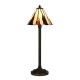 Bordlampe Tiffany Beige Ø20xH60 cm Bordlampe Tiffany Beige Ø20xH60 cm