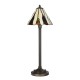 Bordlampe Tiffany Beige Ø20xH60 cm Bordlampe Tiffany Beige Ø20xH60 cm