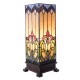 Bordlampe med Tiffany skærm - 44cm høj