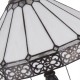 Bordlampe med Tiffany skærm - 62cm høj