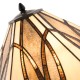 Bordlampe med Tiffany skærm 66cm høj