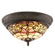 Loftslampe Tiffany glas i flere farver Loftslampe Tiffany glas i flere farver
