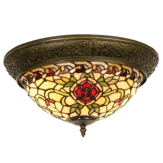 Loftslampe Tiffany Ø38cm Loftslampe Tiffany Ø38cm