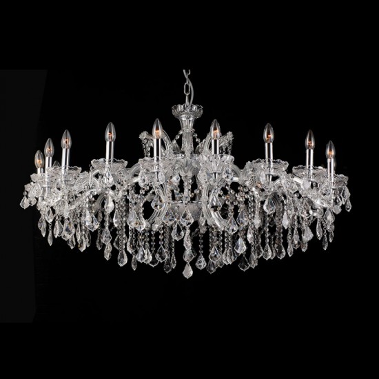 Lysekrone til 18 pærer H64cm Ø120cm Lysekrone til 18 pærer H64cm Ø120cm