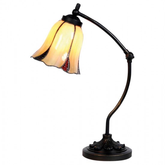 Skrivebordslampe Tiffany bordlampe 46cm