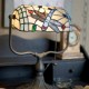 Skrivebordslampe Tiffany bordlampe