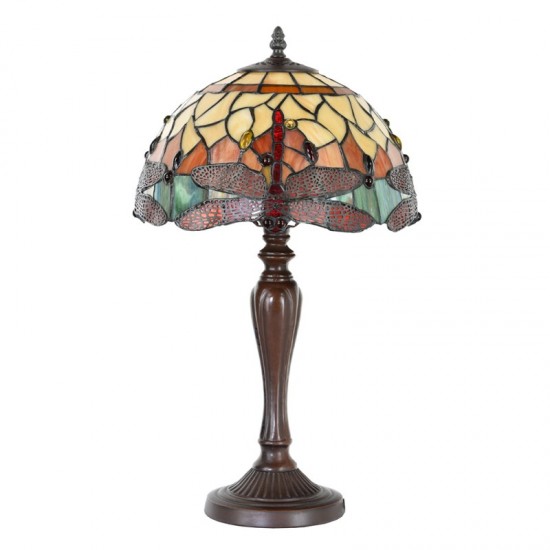 Tiffany bordlampe gul H53cm Tiffany bordlampe gul H53cm