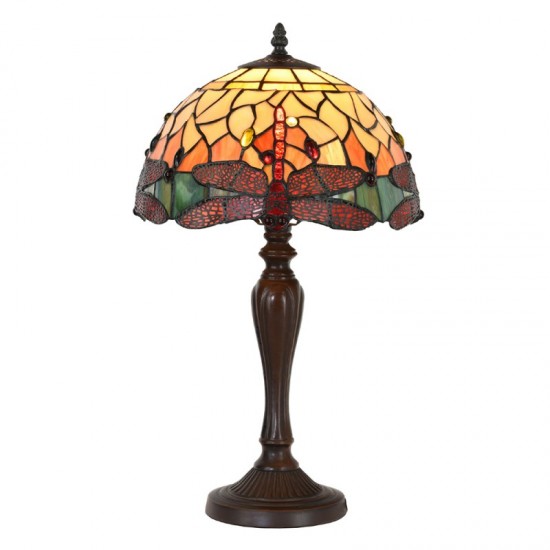 Tiffany bordlampe gul H53cm Tiffany bordlampe gul H53cm