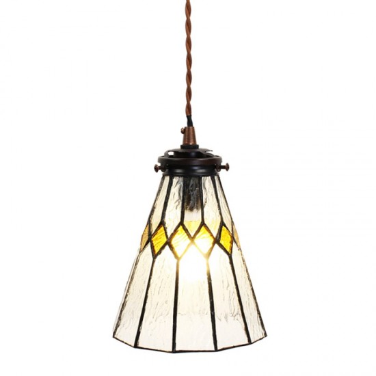 Tiffany loftslampe Hvid Ø15cm Tiffany loftslampe Hvid Ø15cm