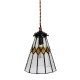 Tiffany loftslampe Hvid Ø15cm Tiffany loftslampe Hvid Ø15cm