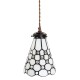 Tiffany loftslampe hvid Ø15cm Tiffany loftslampe hvid Ø15cm