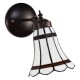 Tiffany væg lampe Hvid Ø17cm Tiffany væg lampe Hvid Ø17cm